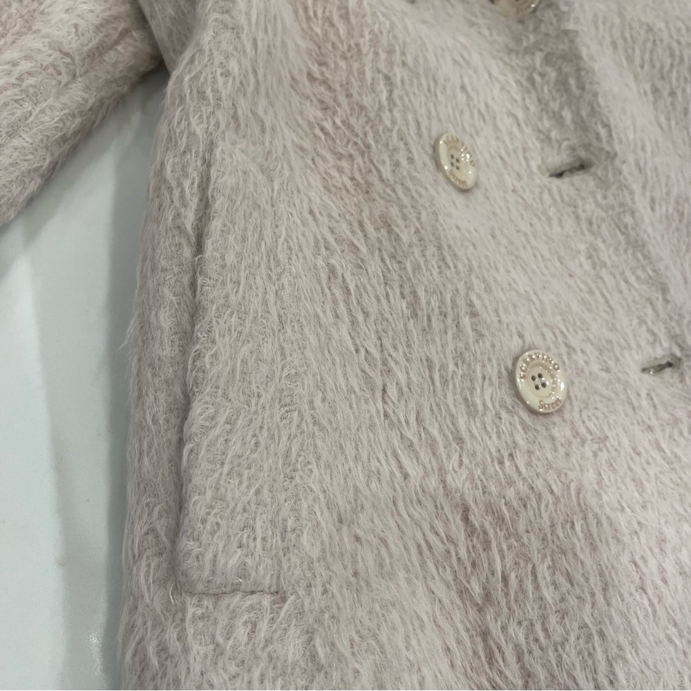 Scervino Street Stylish Double-Breasted Coat with Knit Collar - Picture 5 of 16